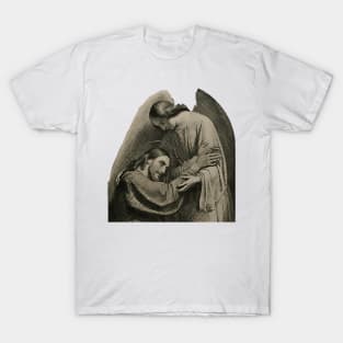 Sad Christ supported by the angel T-Shirt